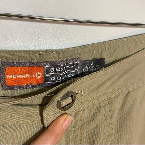 Merrell Opti Wick UPF 50+ Khaki Convertible Pants - Picture 5 of 13